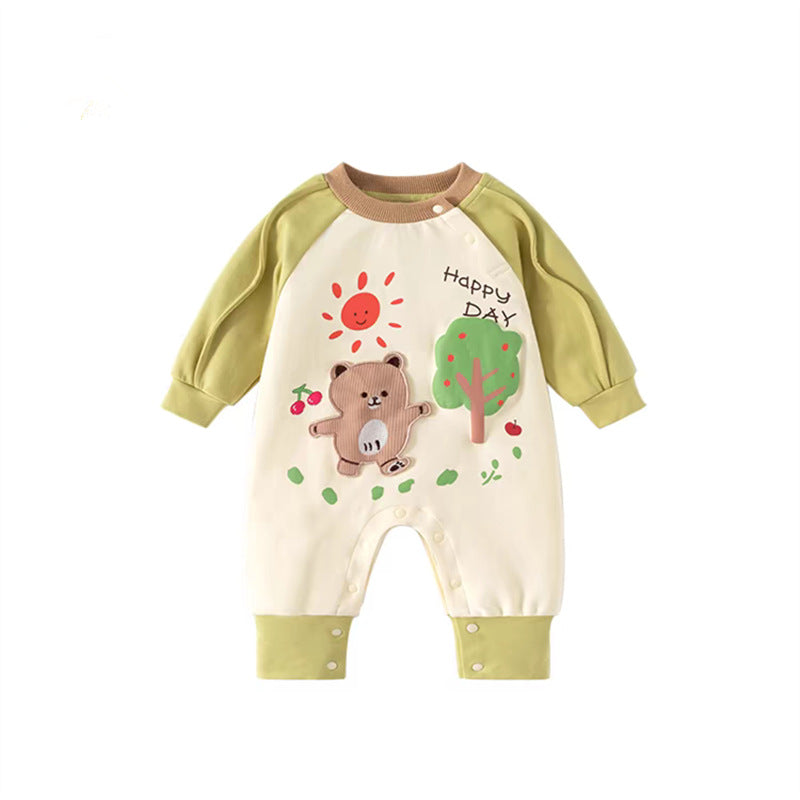 Baby  Long Sleeve Romper, Adorable and Cute, for Newborn Girls