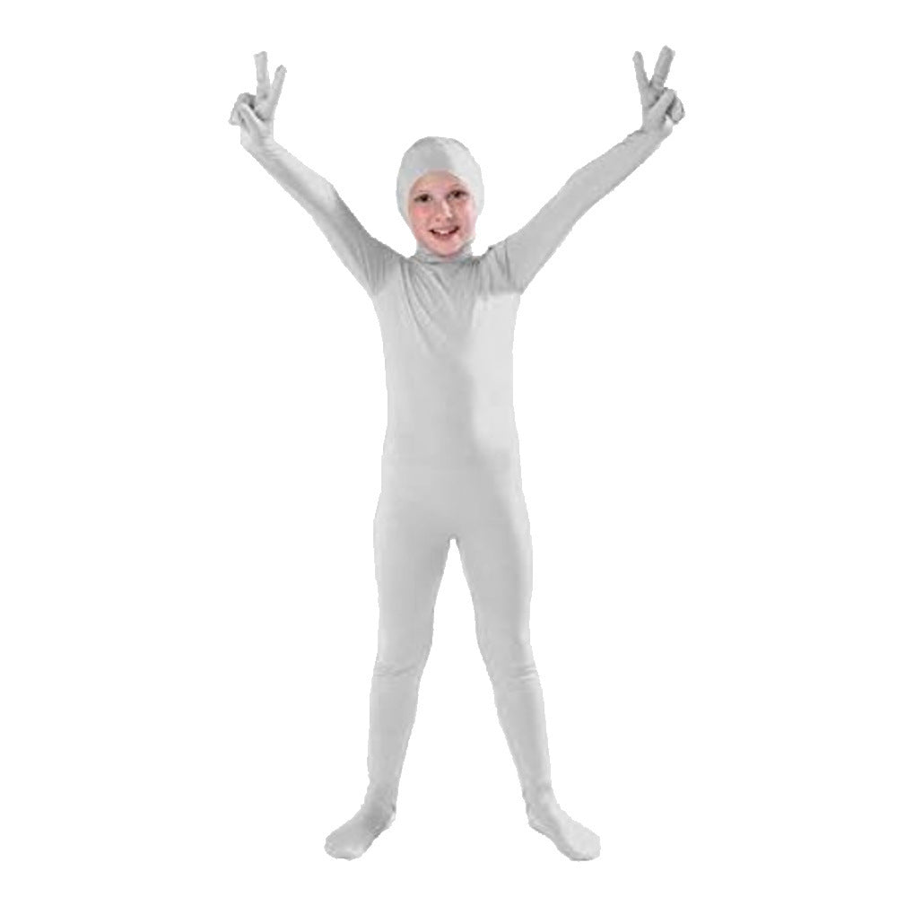Multi-color Lycra Full-body Zentai Plain Hand and Foot Bodysuit for Halloween Stage Performanc