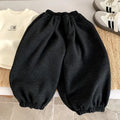 Small and medium-sized baby sweatpants with ankle binding