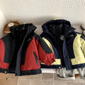 Boys' down jacket with three in one inner lining assault suit