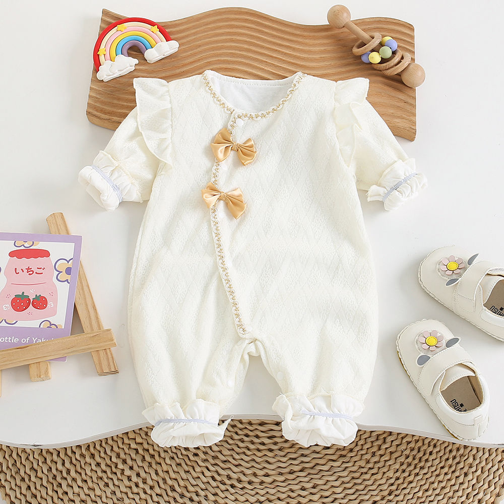 Baby Romper Double Layered Princess Style Cute Outfit for Newborn Girls
