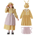 Colonial Girl Children's Clothing Prairie Pioneer Kids Dress Rustic Manor Maid Dress