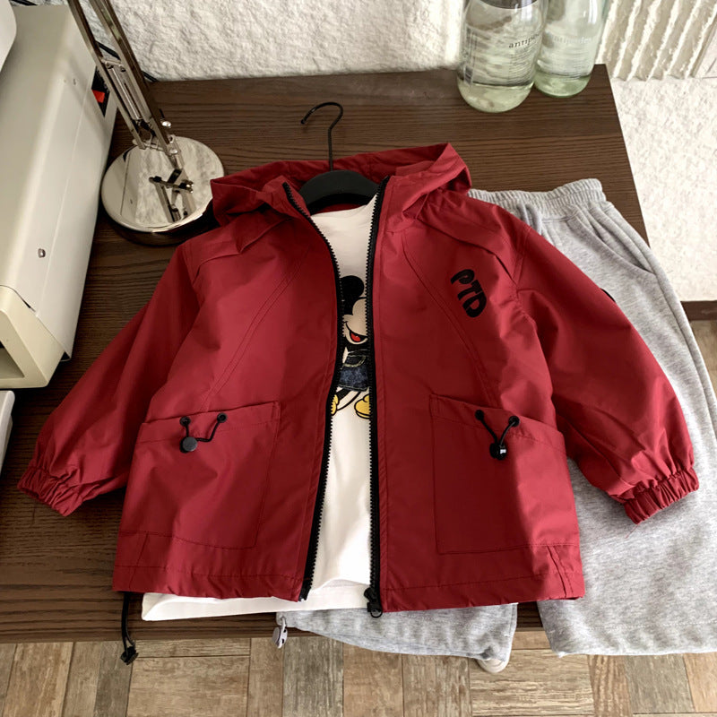 Children's assault jacket boys' coat spring and autumn styles