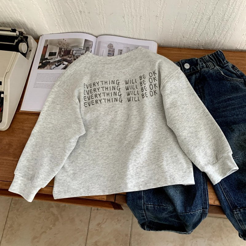 Boys' hoodie for spring and autumn children's autumn top