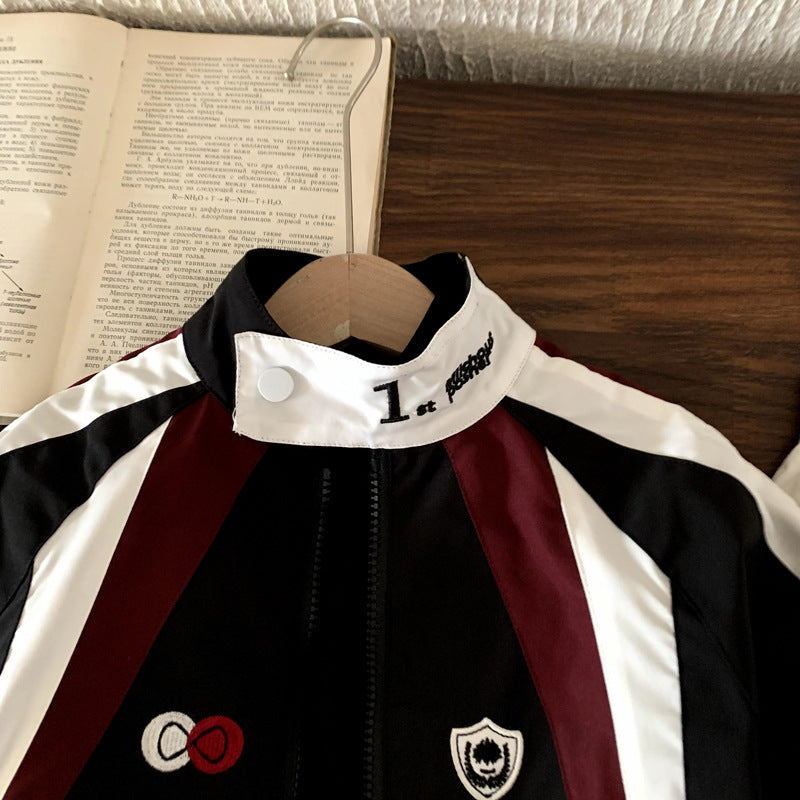 Children's racing jacket for spring and autumn styles