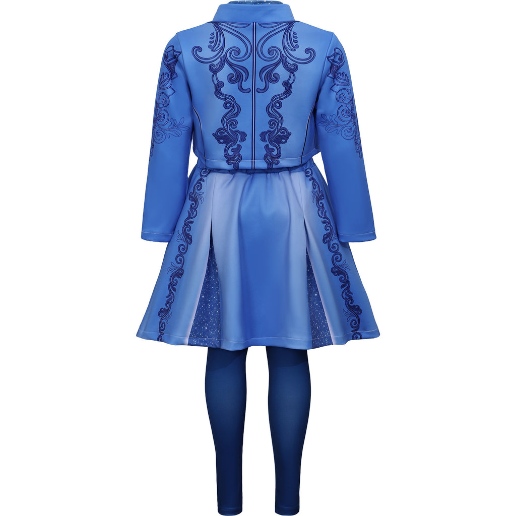 Chloe Cosplay Costume for Girls Blue Suit Dress Set from The Descendants 5 Star Wars Legacy