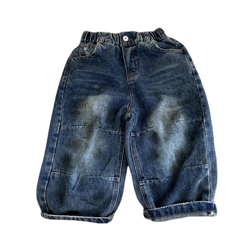 Boys' lazy style jeans autumn style