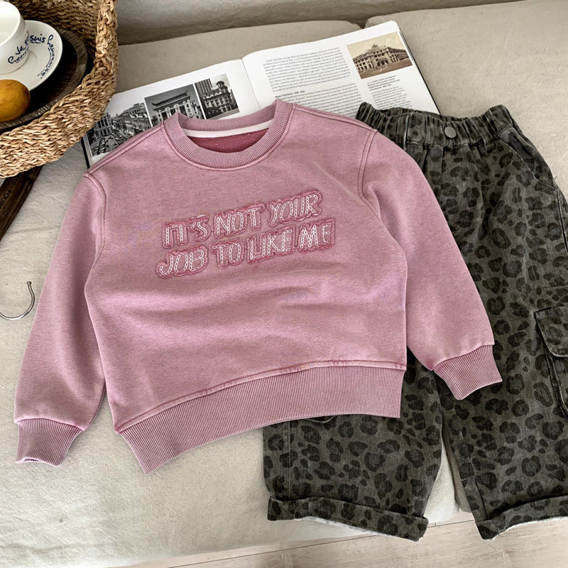 Children's clothing boys' autumn clothing hoodie