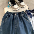 Boys' denim spring and autumn children's pants