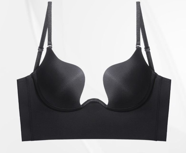 Sexy U-Back Hidden Back Push-Up Bra for Women