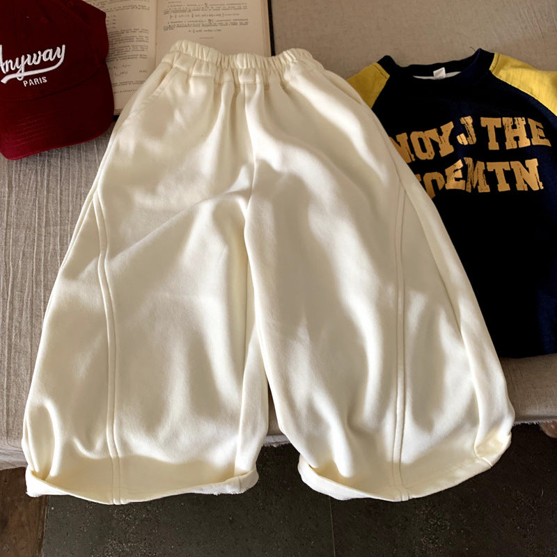 Small and medium-sized children's casual pants for loose sports