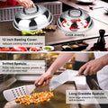 29PCS BBQ Set w/ Burger Press, Stainless Steel Grill Tools & Spatula