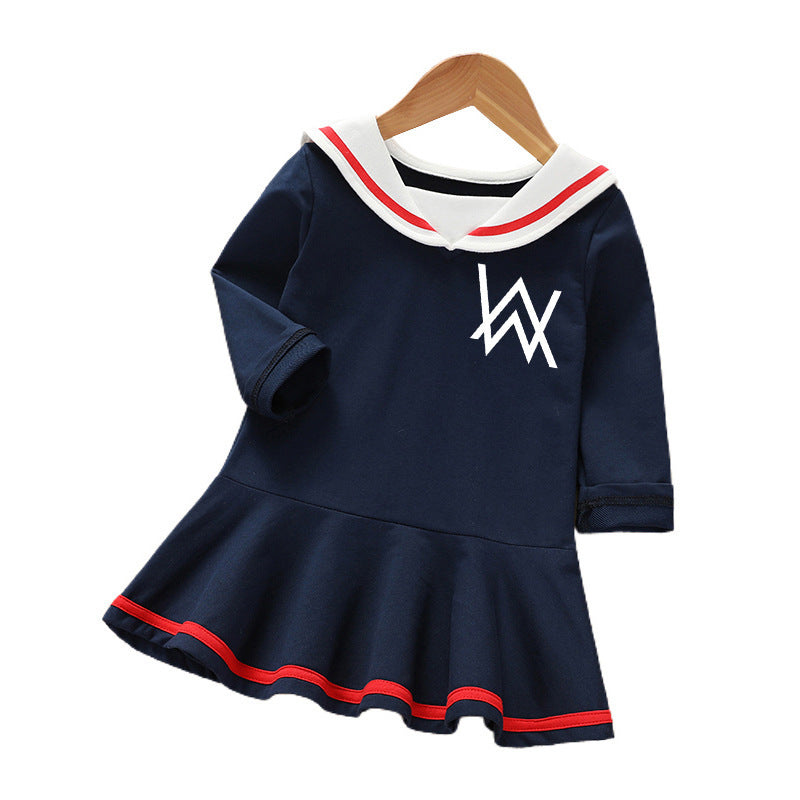 Girl's long sleeved dress for baby