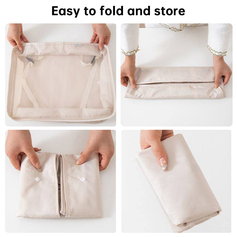 7Pcs Travel Packing Cubes, Luggage Organizer Set with Shoe Bag for Clothes Storage