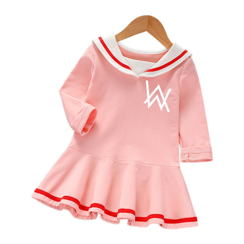 Girl's long sleeved dress for baby