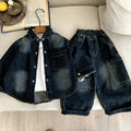 Boys' jeans children's set spring and autumn styles