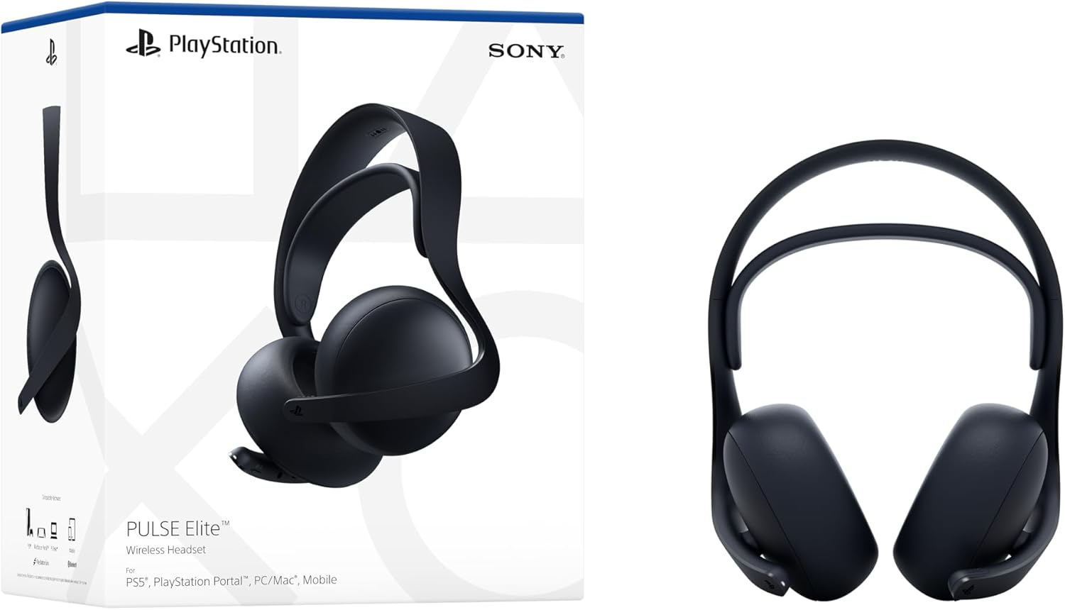 Auriculares Inalámbricos PlayStation Pulse Elite – Midnight Black (Reacondicionado)