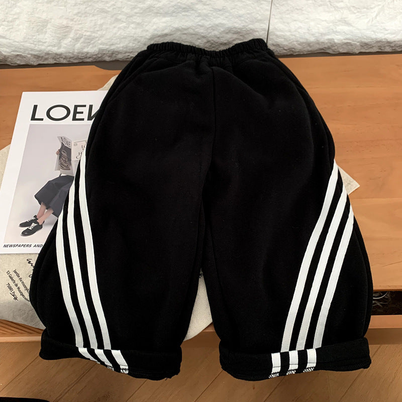 Boys' velvet pants for autumn and winter