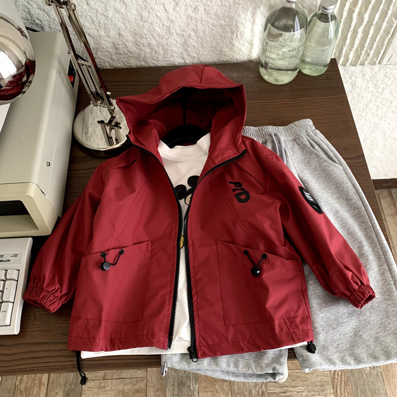 Children's assault jacket boys' coat spring and autumn styles