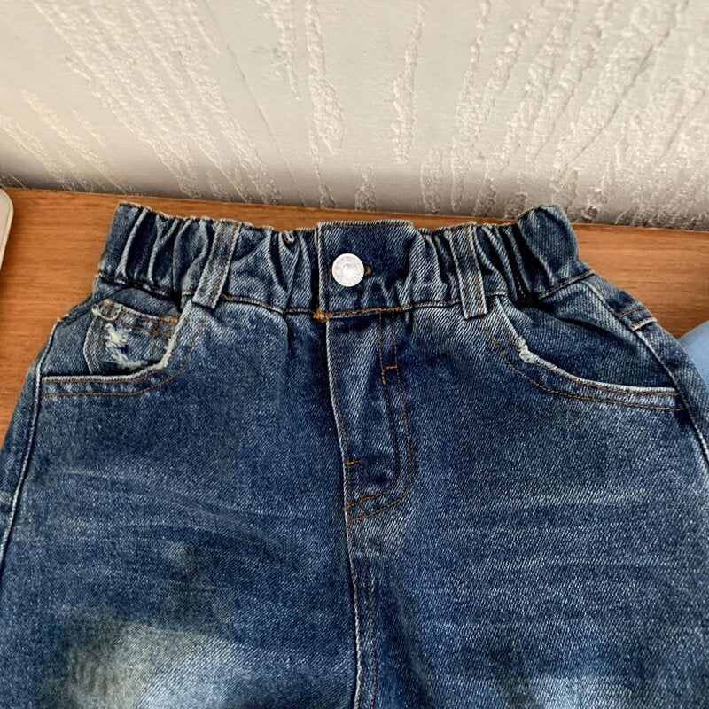 Boys' lazy style jeans autumn style