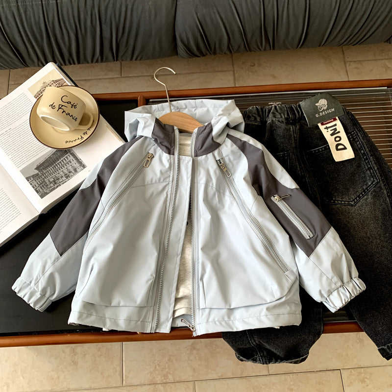 Boys' Spring and Autumn Coat Autumn Children's Boy