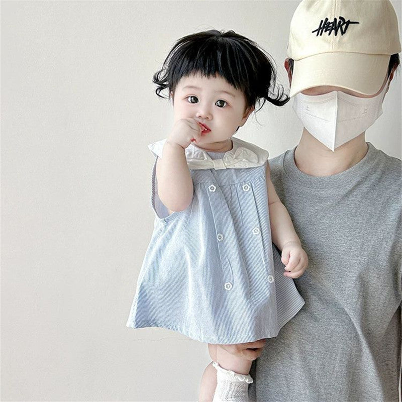 Dress Baby Onesie Cute Princess Stylish 100-Day Triangular Bodysuit