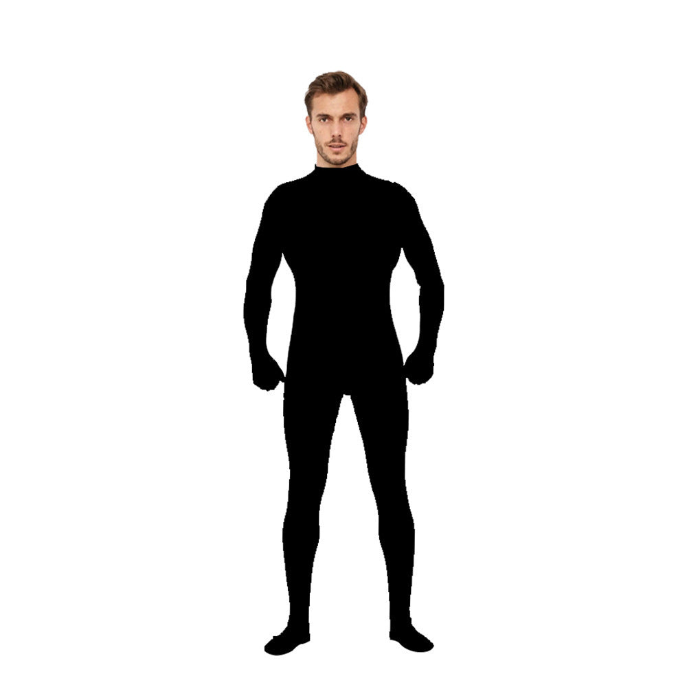 Multi-color Lycra Full-body Zentai Plain Hand and Foot Bodysuit for Halloween Stage Performanc