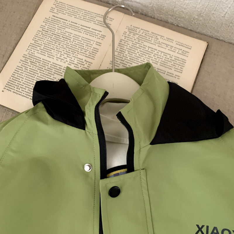 Children's hooded jacket Spring and Autumn style boys' assault jacket