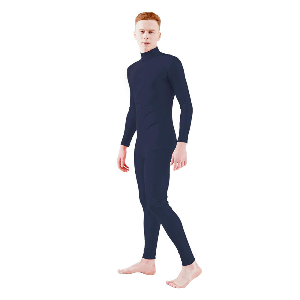 Multi-color Lycra Full-body Zentai Plain Hand and Foot Bodysuit for Halloween Stage Performanc