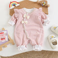 Baby Romper Double Layered Princess Style Cute Outfit for Newborn Girls