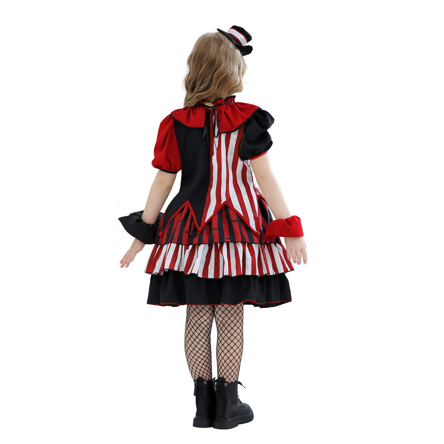 Halloween Children's Costume Clown Outfit Circus Party Funny Costume Carnival Performance Dress for Girls