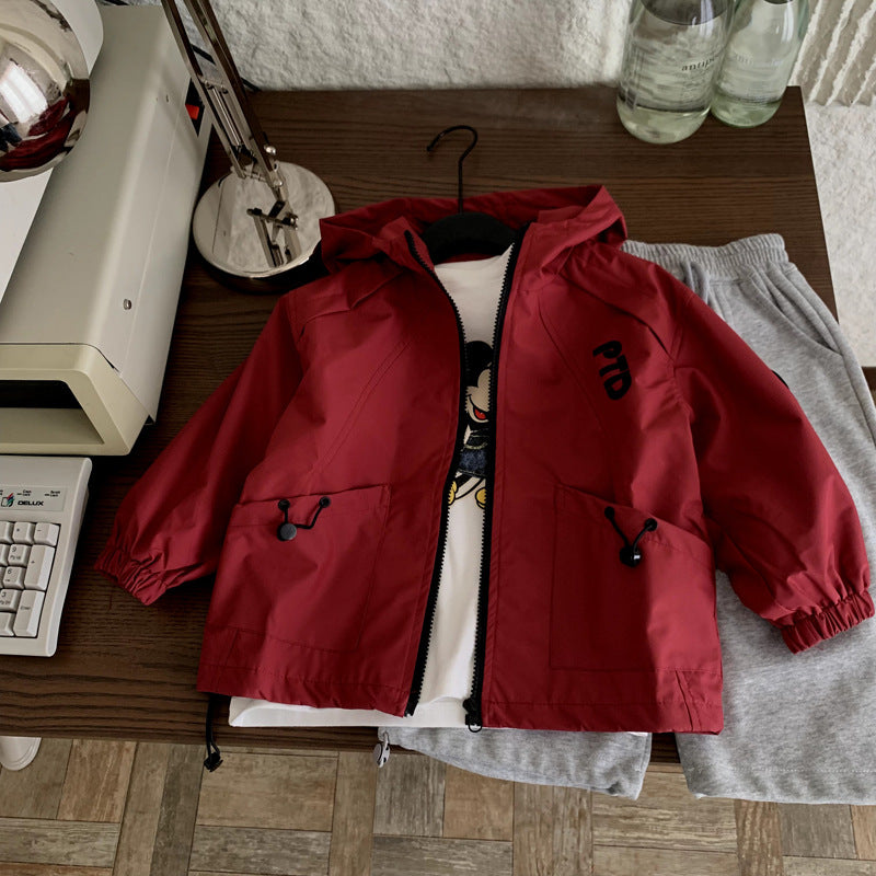 Children's assault jacket boys' coat spring and autumn styles