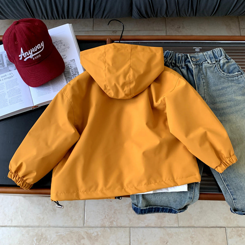 Boys' windbreaker jacket for autumn female baby