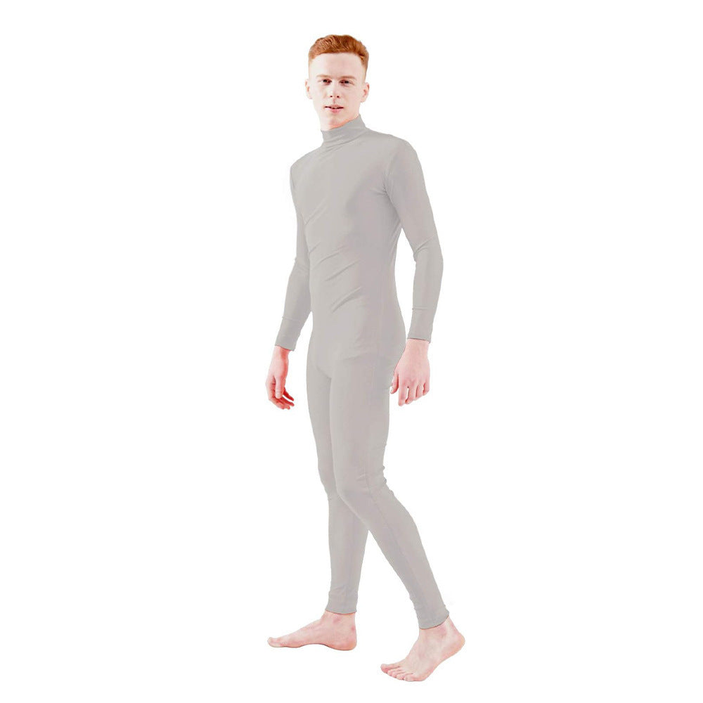 Multi-color Lycra Full-body Zentai Plain Hand and Foot Bodysuit for Halloween Stage Performanc