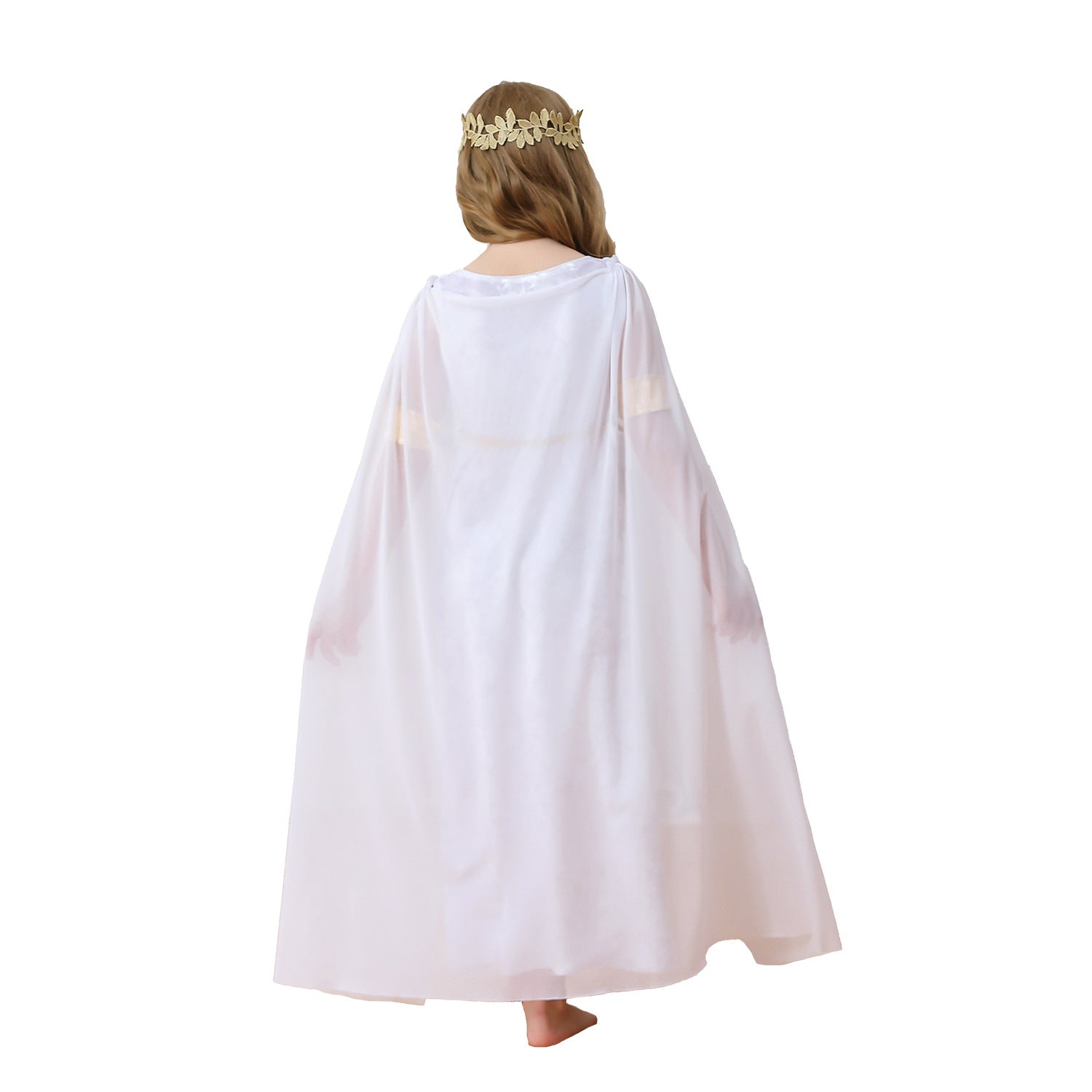 Halloween Children's Costume Greek Mythology Athena Ancient Roman Girl Toga Gown Dress Performance Outfit