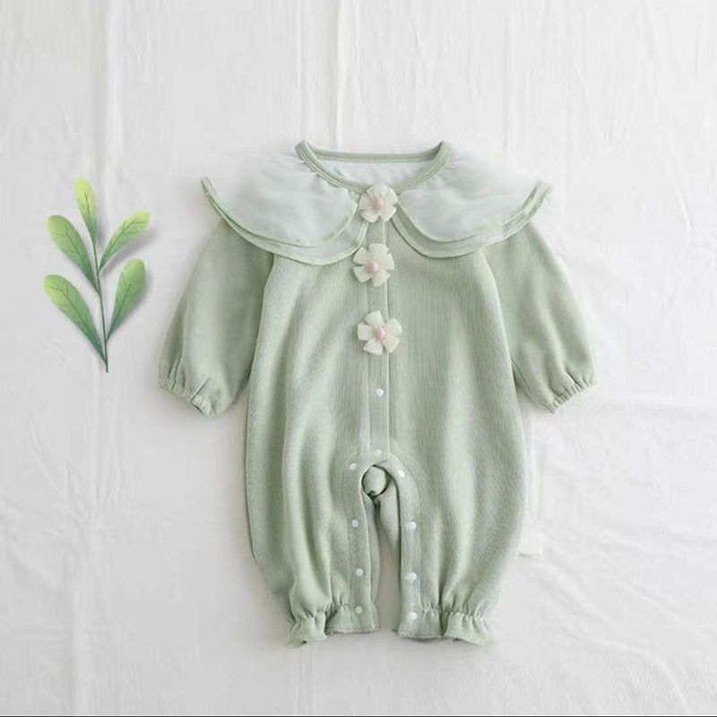 Cute Baby Girl Princess Outfit, Newborn Bodysuit for Full Moon