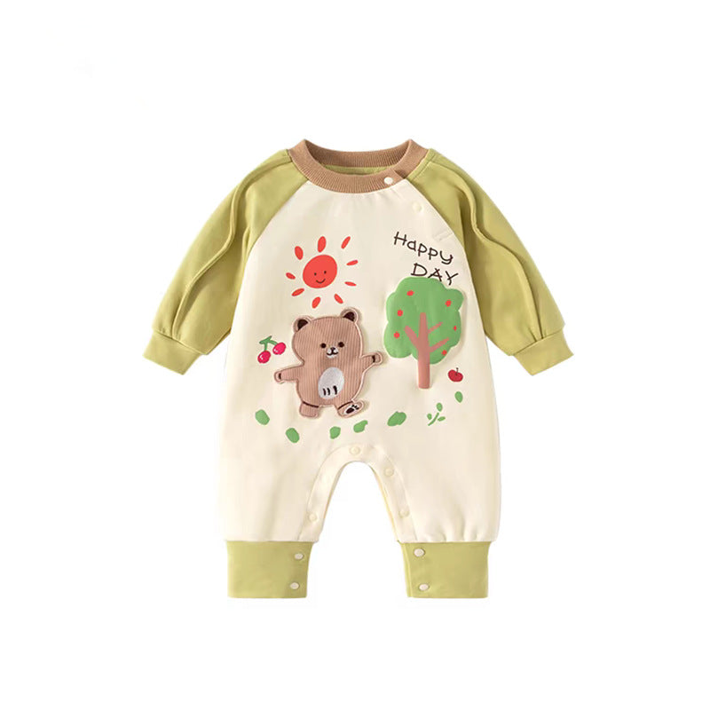 Baby  Long Sleeve Romper, Adorable and Cute, for Newborn Girls