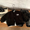 Cotton padded thick baseball jacket top