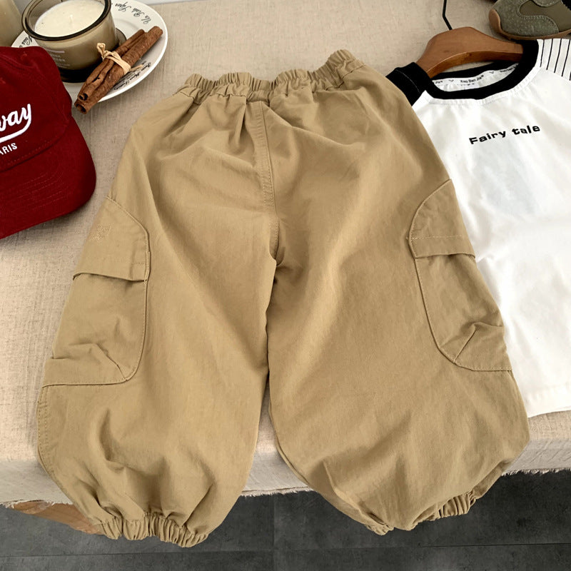 Casual children's versatile long pants autumn style