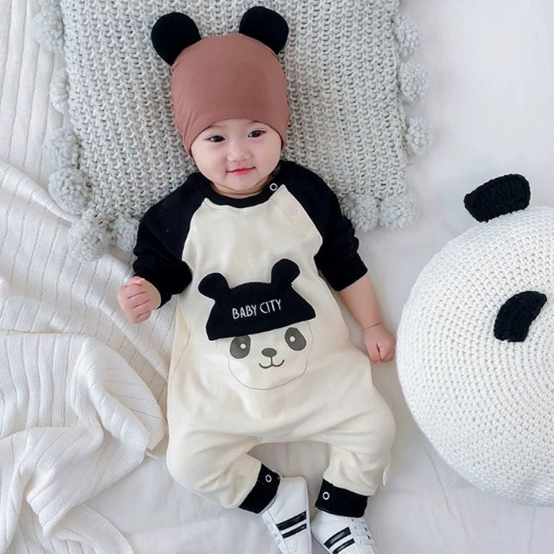 Outfit Onesie Casual Outdoor Clothes, Versatile for Newborns