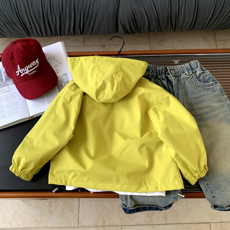 Boys' windbreaker jacket for autumn female baby