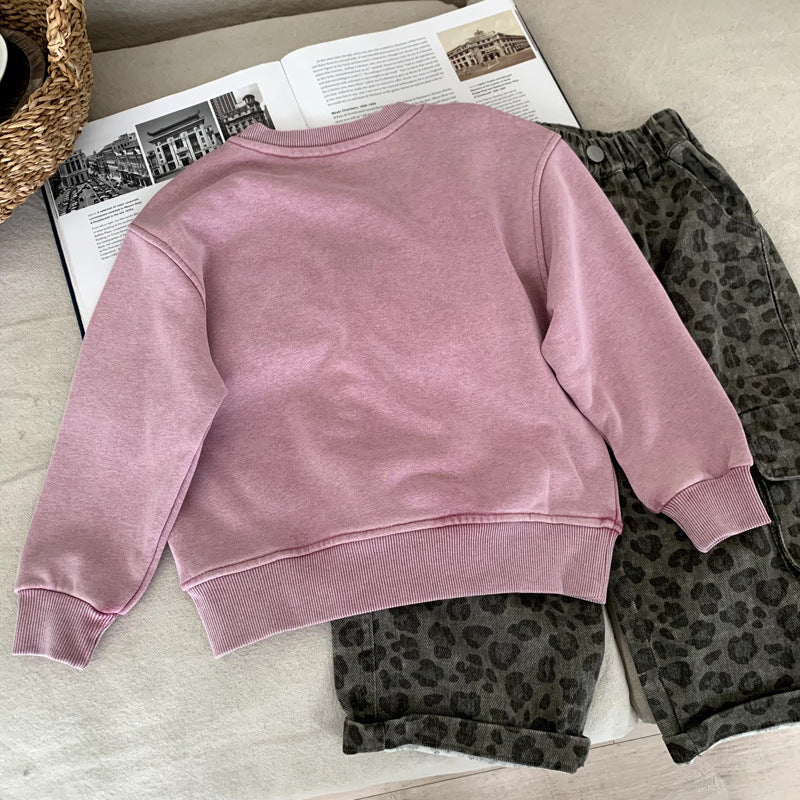 Children's clothing boys' autumn clothing hoodie