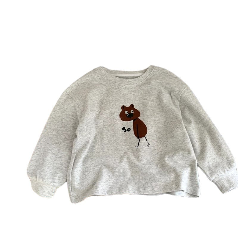 Boys' hoodie for spring and autumn children's autumn top