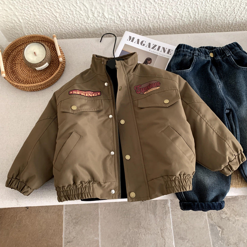 Small and medium-sized girls' baby jacket