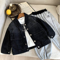 Girls' denim jacket versatile gradient jacket
