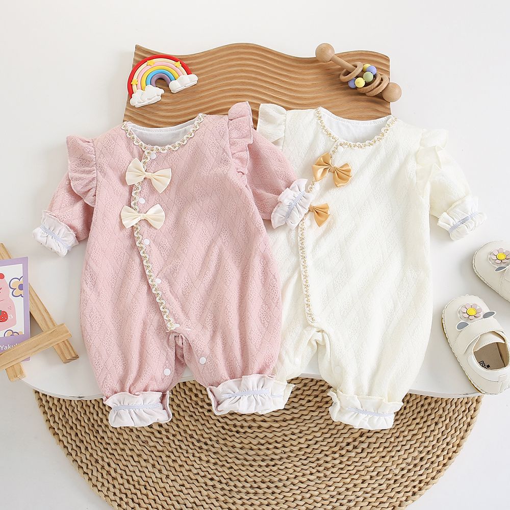 Baby Romper Double Layered Princess Style Cute Outfit for Newborn Girls