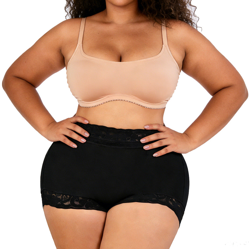 Mid waist, hip lifting, waist cinching, abdominal pants, body shaping, tight fitting, hip lifting, triangular shaping underwear for women