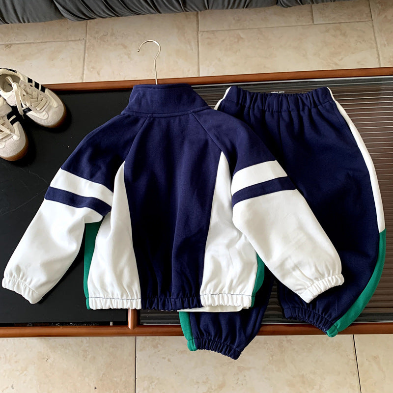 Children's Autumn Clothing and Boys' Sports Set for Spring and Autumn