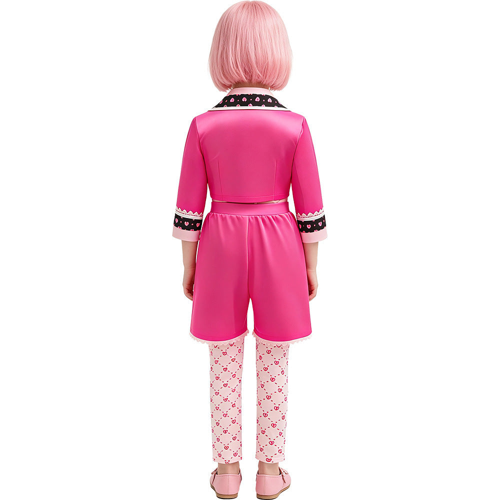 Cosplay Costume Pink Queen of Hearts Performance Dress for Halloween, Convention, Party - Star Inheritance Style