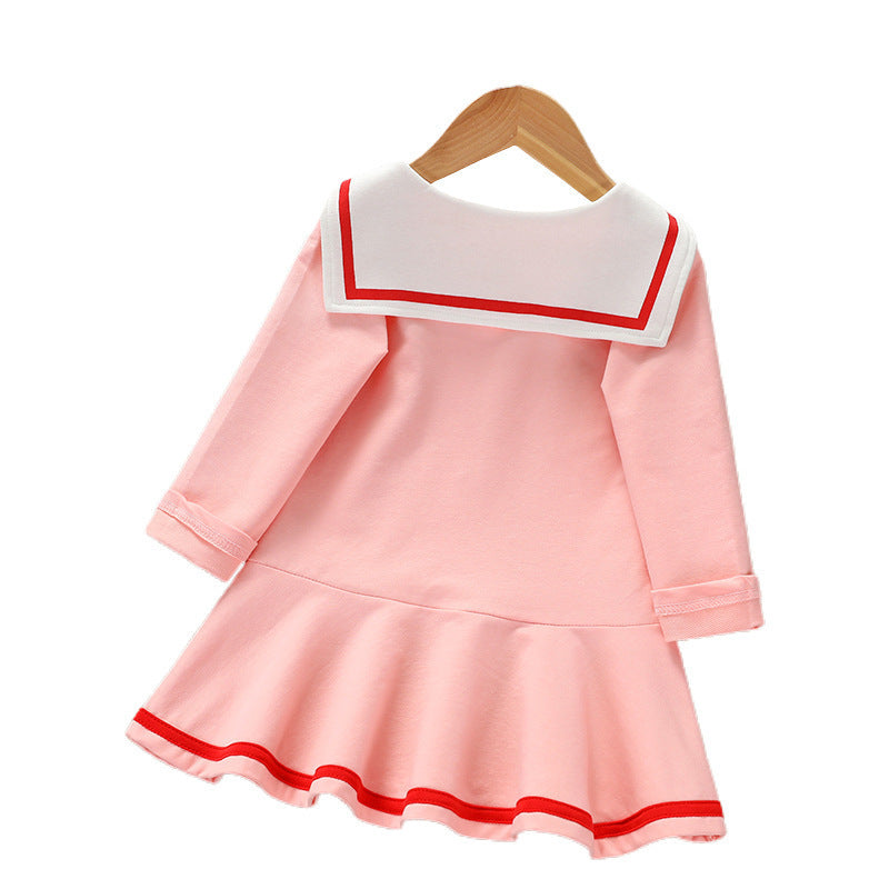 Girl's long sleeved dress for baby